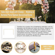 Table Arch Stand with Clamps - Wedding & Birthday Party Balloon Decoration Frame V63-954031