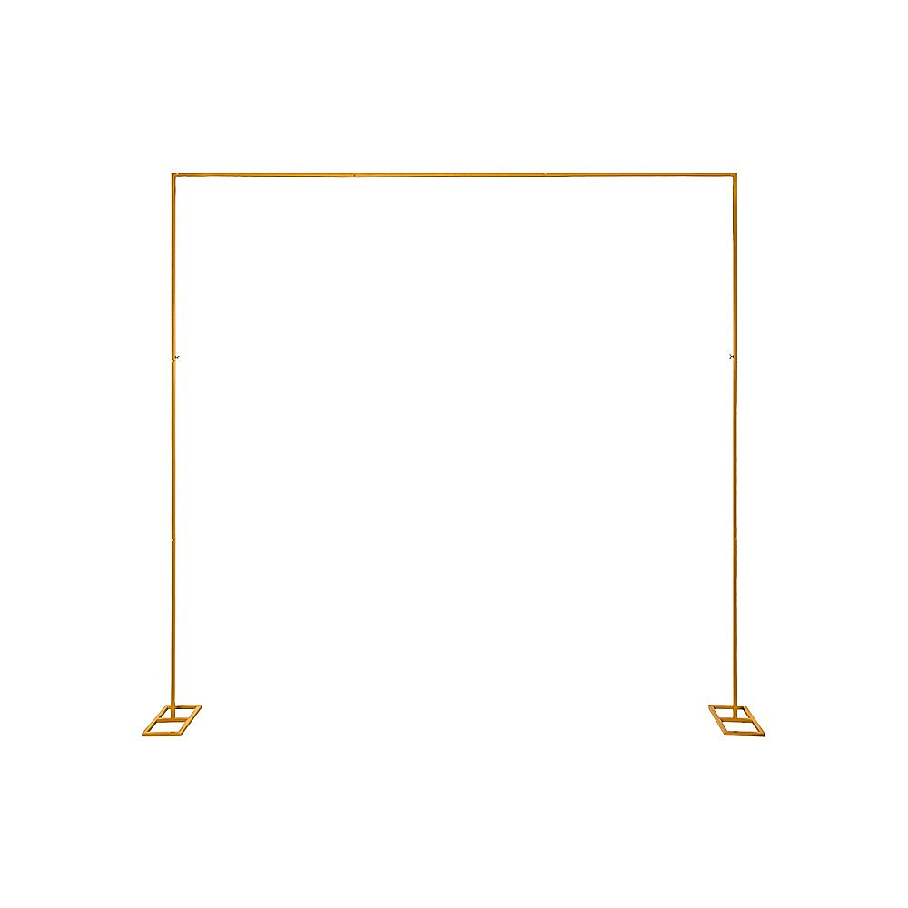 3m Wedding Arch Backdrop Stand - Square Metal Frame for Balloons & Flowers V63-954041