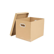 10Pcs Corrugated Cardboard Storage Boxes - Multi-Purpose Organising Cartons V63-954051