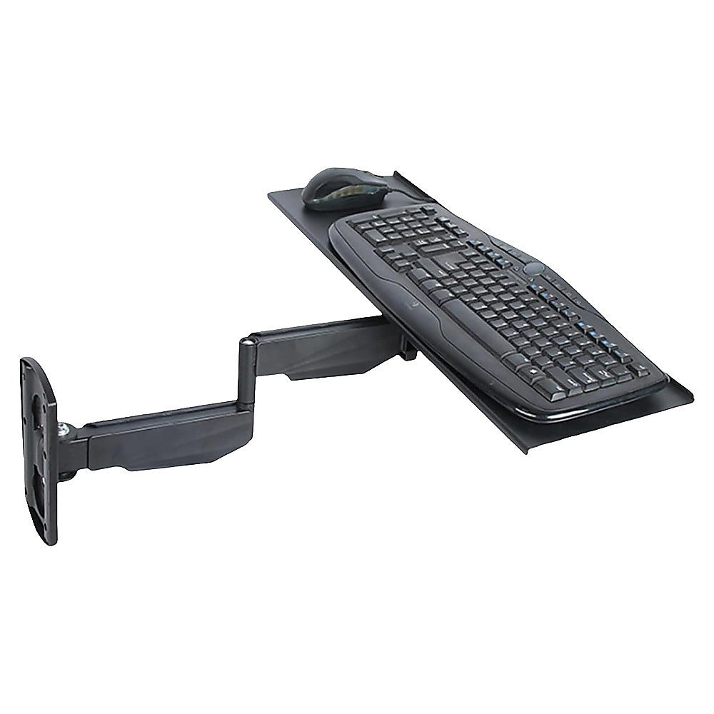 Wall Mount Keyboard Tray - Adjustable Folding Arm Workstation V63-954061
