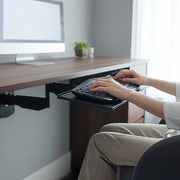 Wall Mount Keyboard Tray - Adjustable Folding Arm Workstation V63-954061