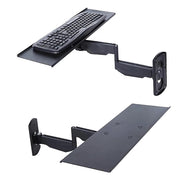 Wall Mount Keyboard Tray - Adjustable Folding Arm Workstation V63-954061