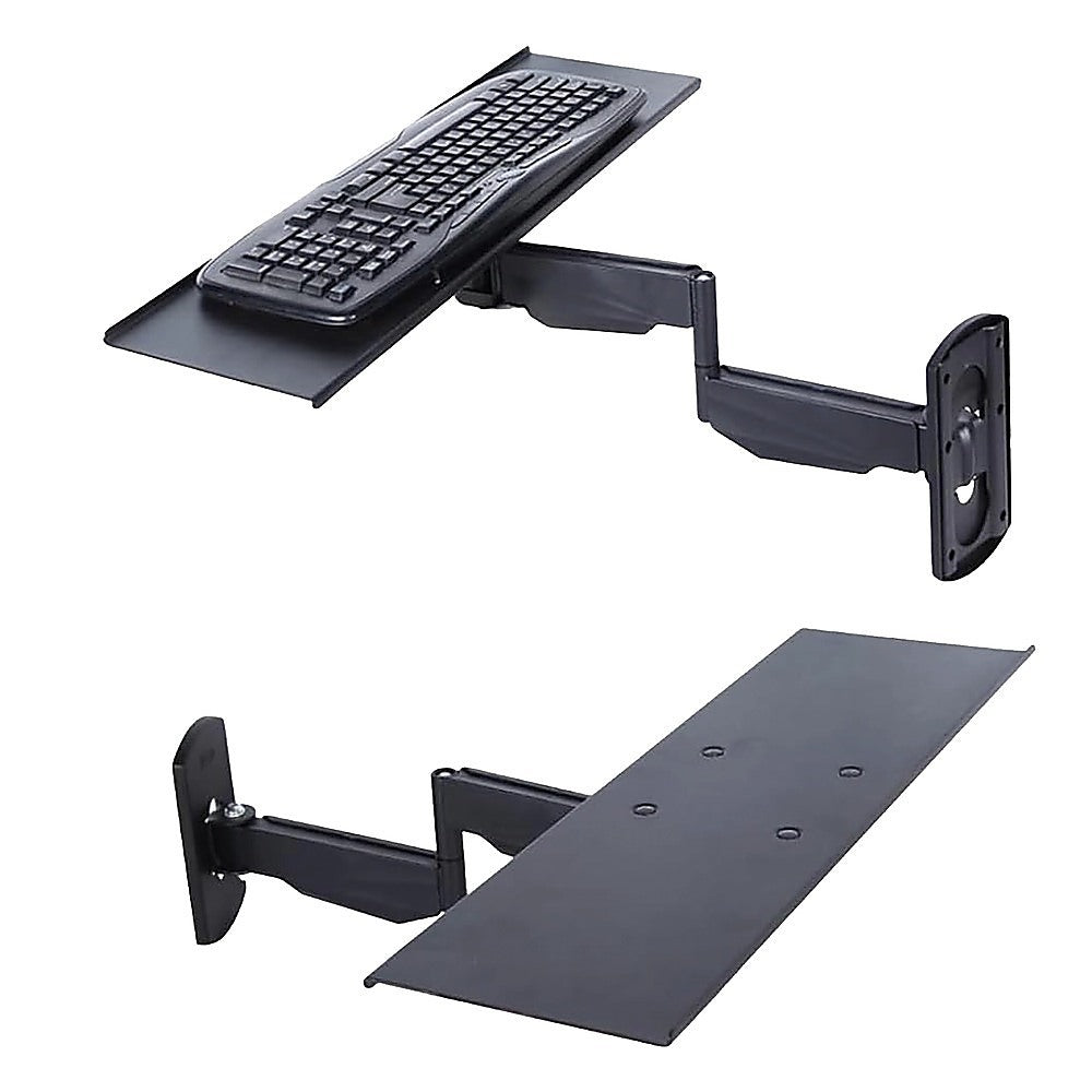 Wall Mount Keyboard Tray - Adjustable Folding Arm Workstation V63-954061