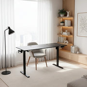 160cm Electric Standing Desk - Height Adjustable Sit Stand Office Table in Black V63-954081