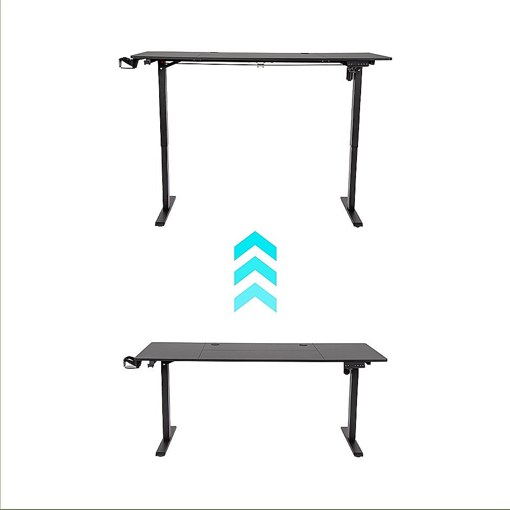 160cm Electric Standing Desk - Height Adjustable Sit Stand Office Table in Black V63-954081