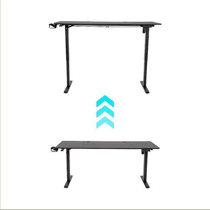 160cm Electric Standing Desk - Height Adjustable Sit Stand Office Table in Black V63-954081