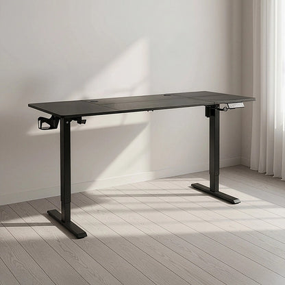 160cm Electric Standing Desk - Height Adjustable Sit Stand Office Table in Black V63-954081
