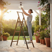 5 Step Ladder - Foldable Lightweight Aluminium with Anti-Slip Pedals V63-954091