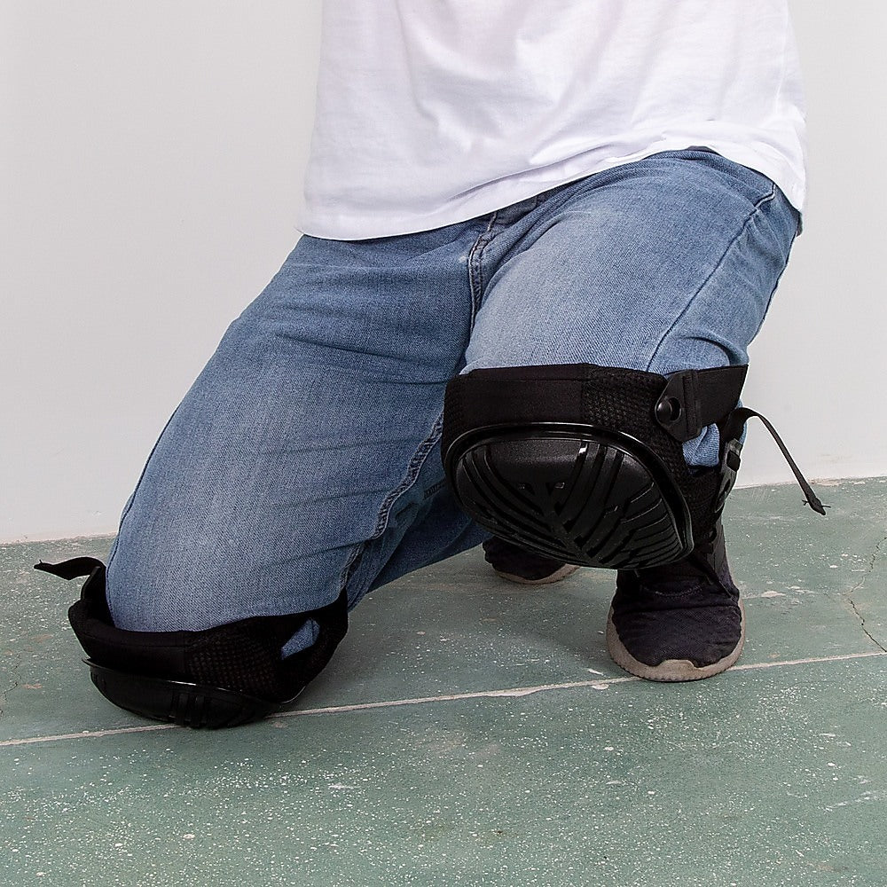 Heavy Duty Work Knee Pads - Construction Safety Pads with Soft Foam & Gel Cushion for All-Day Comfort V63-954121