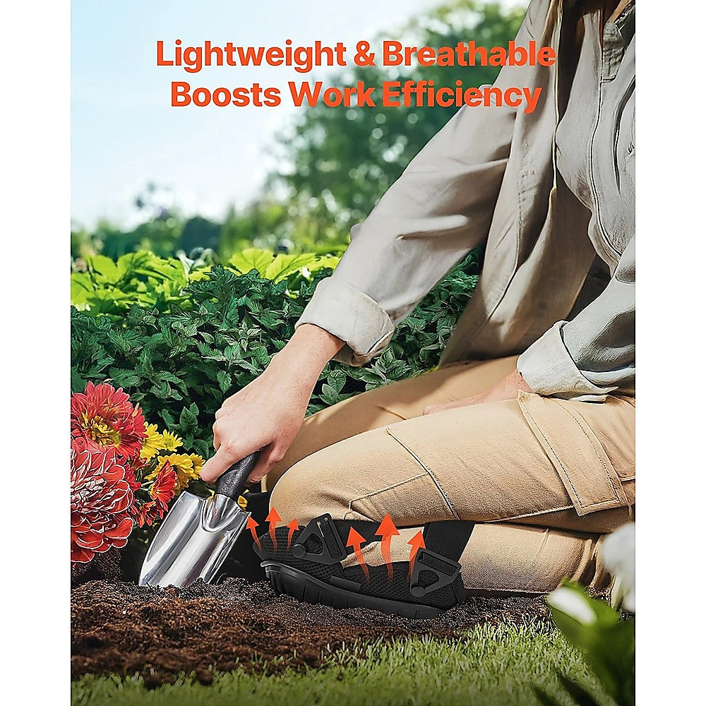 Heavy Duty Work Knee Pads - Construction Safety Pads with Soft Foam & Gel Cushion for All-Day Comfort V63-954121