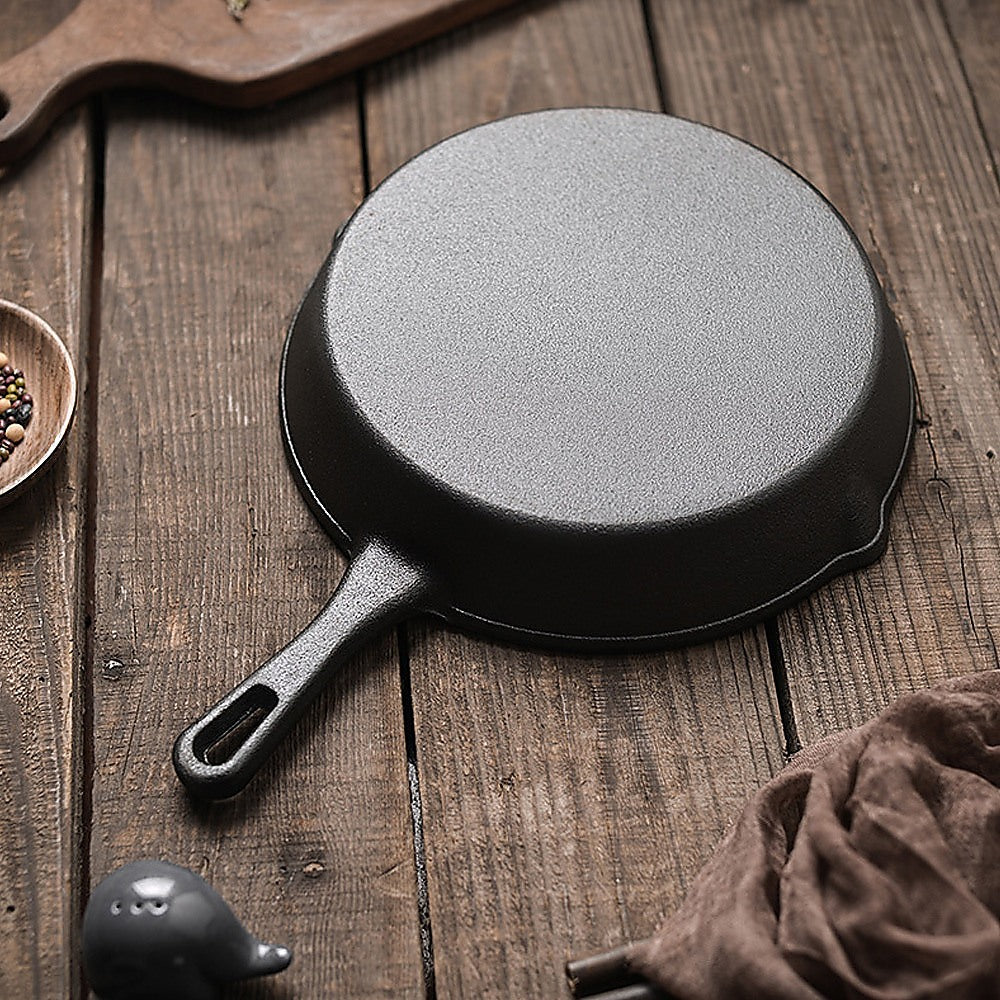 Chef Cast Iron Frying Pan Set - 3PCS Skillet, Grill & Oven Cookware for Home Cooking V63-954131