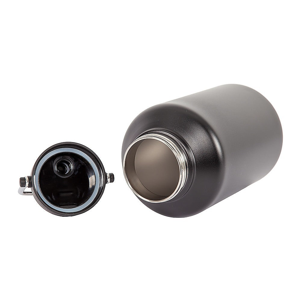 3.8L Double Wall Insulated Stainless Steel Water Bottle - Large Hot & Cold Drink Jug V63-954141