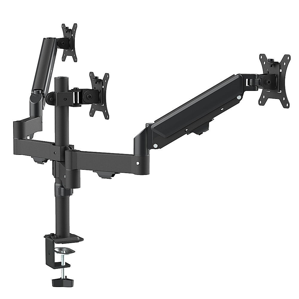 Triple Monitor Mount Stand - Desk Clamp with 3 Adjustable Arms for Multi-Screen Setup V63-954151