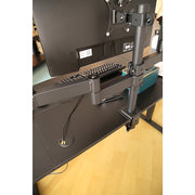Triple Monitor Mount Stand - Desk Clamp with 3 Adjustable Arms for Multi-Screen Setup V63-954151