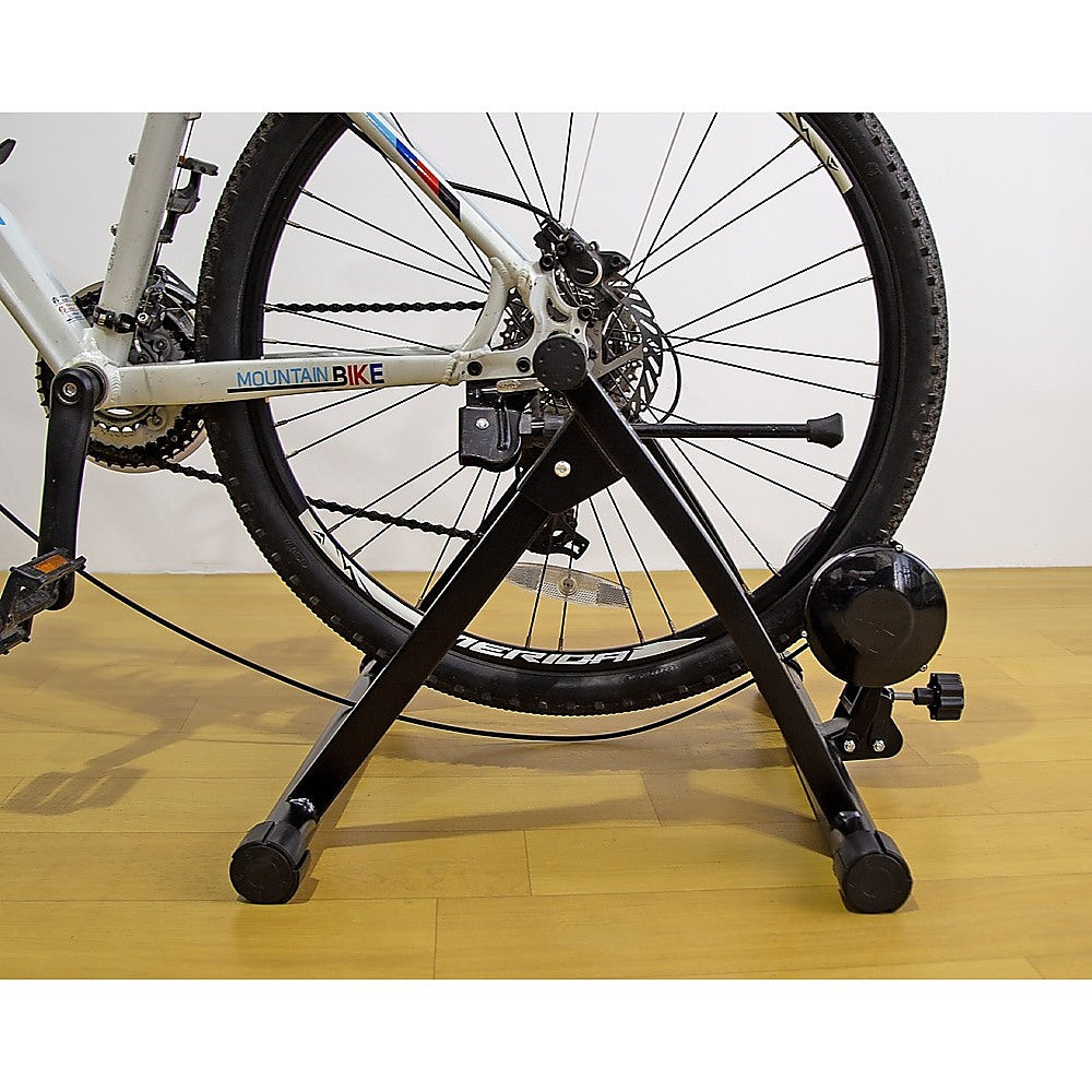 Indoor Bicycle Trainer - Magnetic Stationary Bike Stand for Home Fitness Workouts V63-954161