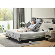 Electric Adjustable Bed Backrest - Power Lift Support with Remote for Sitting & Comfort V63-954171