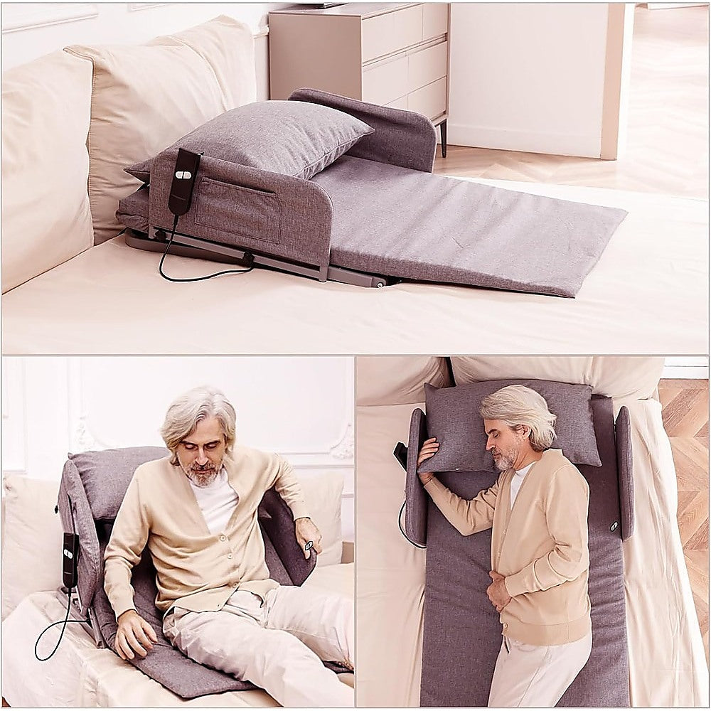 Electric Adjustable Bed Backrest - Power Lift Support with Remote for Sitting & Comfort V63-954171