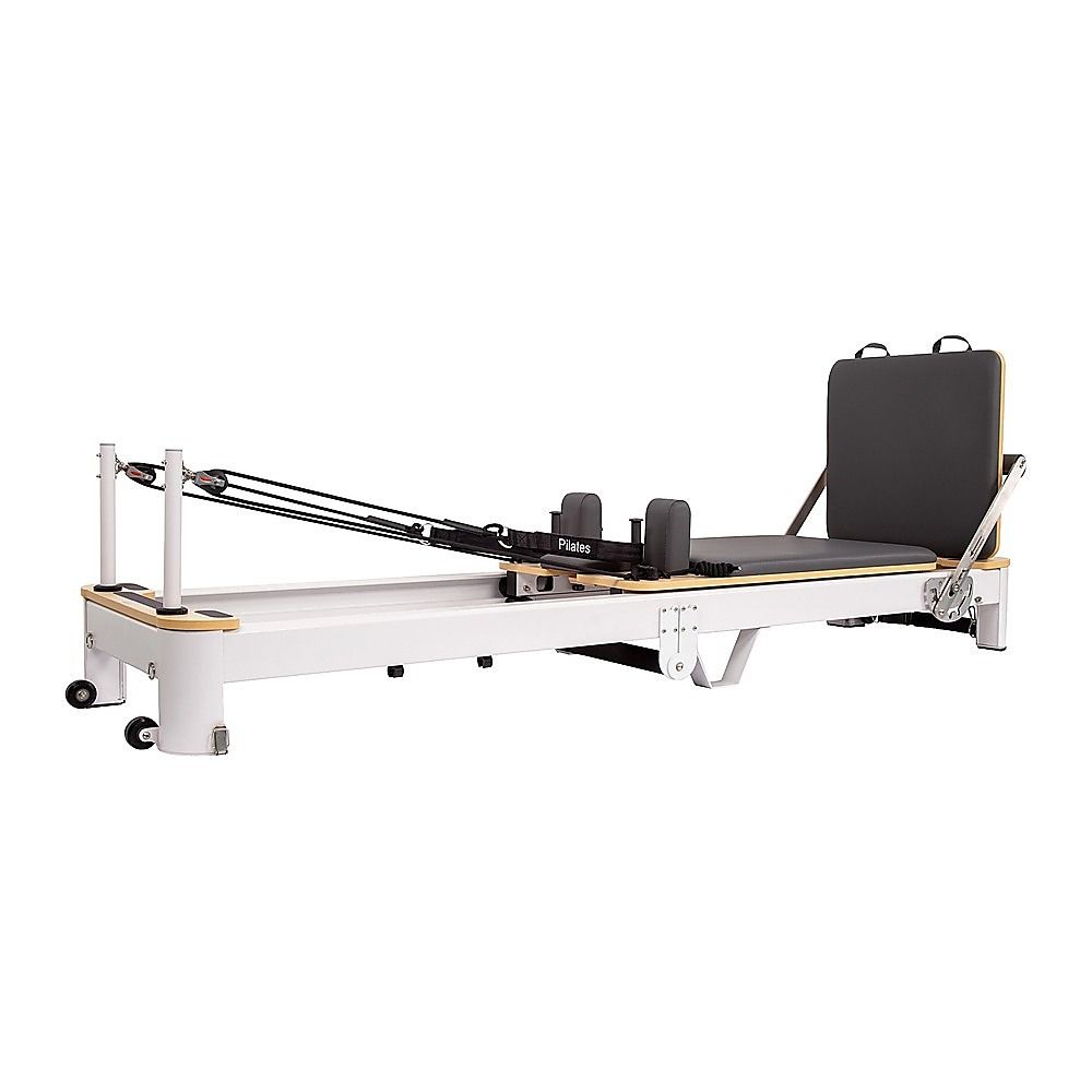 Folding Pilates Reformer Machine - Home Workout Bed for Full Body Fitness Training V63-954181