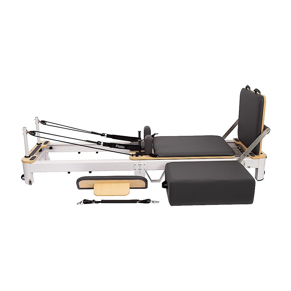 Folding Pilates Reformer Machine - Home Workout Bed for Full Body Fitness Training V63-954181