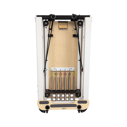 Folding Pilates Reformer Machine - Home Workout Bed for Full Body Fitness Training V63-954181