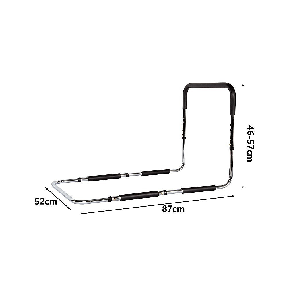 Bed Assist Adjustable Hand Rail - Sturdy Support Aid with 125kg Capacity for Seniors V63-954201
