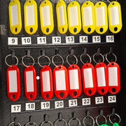 Key Cabinet Lock Box - 72 Key Capacity Wall Mount Secure Storage Organizer V63-954261