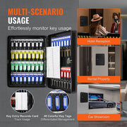 48-Key Cabinet Key Safe with Combination Lock & Keys - Wall Mounted Storage V63-954271