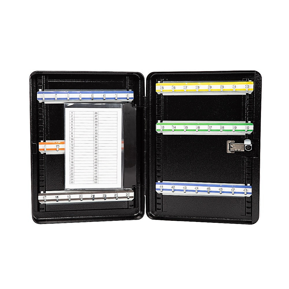 48-Key Cabinet Key Safe with Combination Lock & Keys - Wall Mounted Storage V63-954271