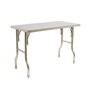 Stainless Steel Kitchen Bench Folding Commercial Prep Work Table 122x61cm V63-954281