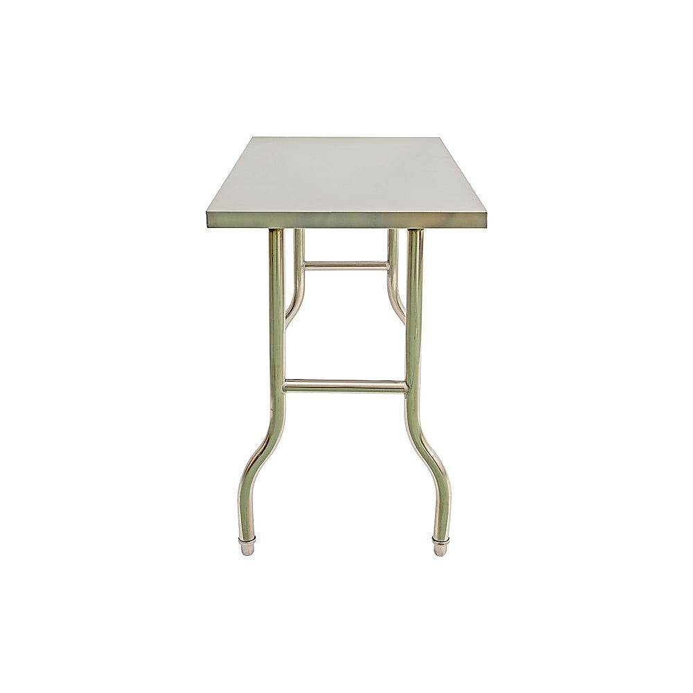 Stainless Steel Kitchen Bench Folding Commercial Prep Work Table 122x61cm V63-954281
