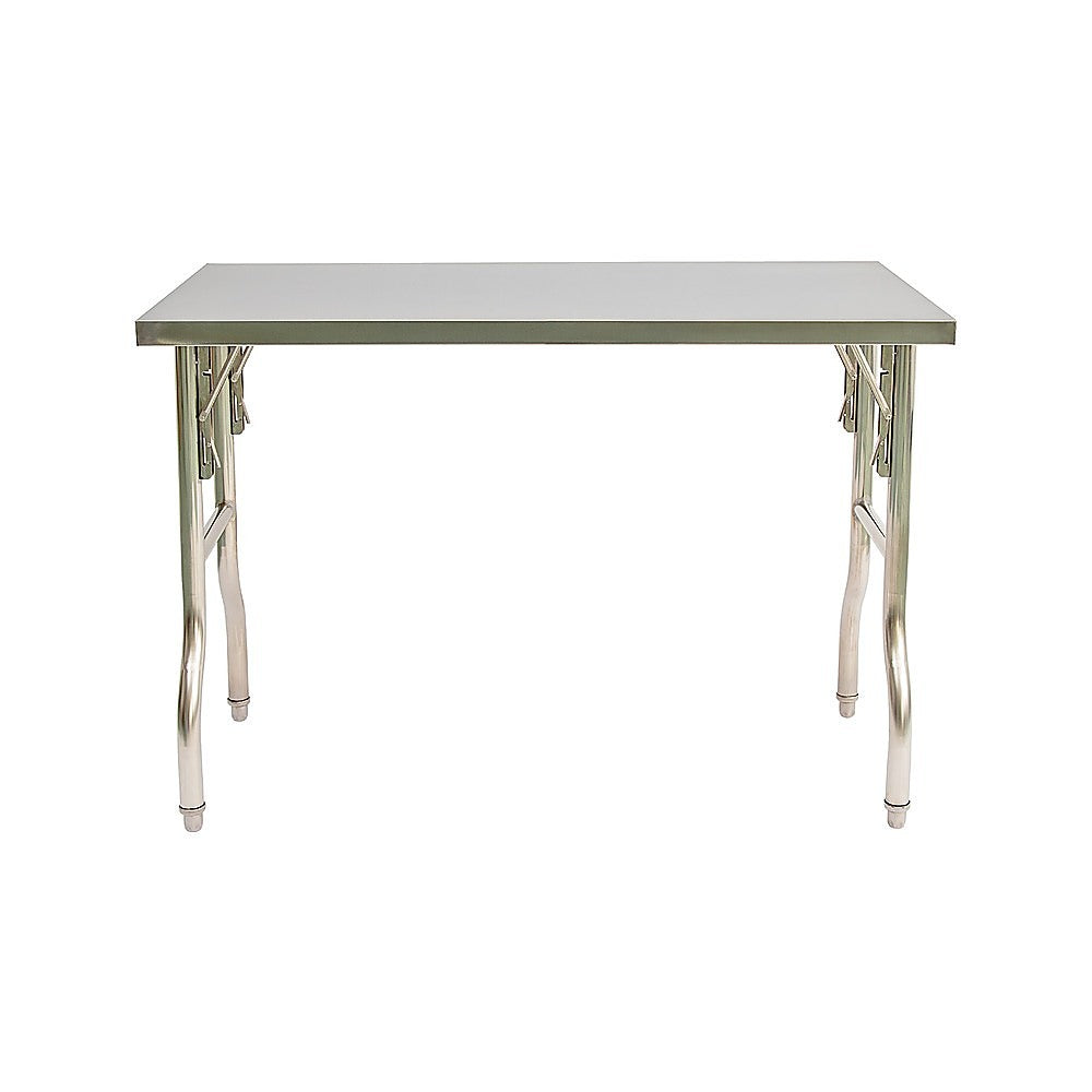 Stainless Steel Kitchen Bench Folding Commercial Prep Work Table 122x61cm V63-954281