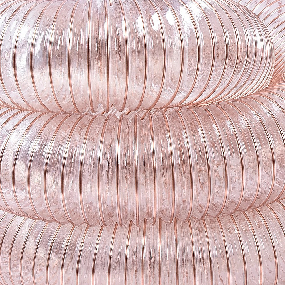 5m Dust Extraction Hose 100mm - Flexible PU Ducting for Workshops V63-954301