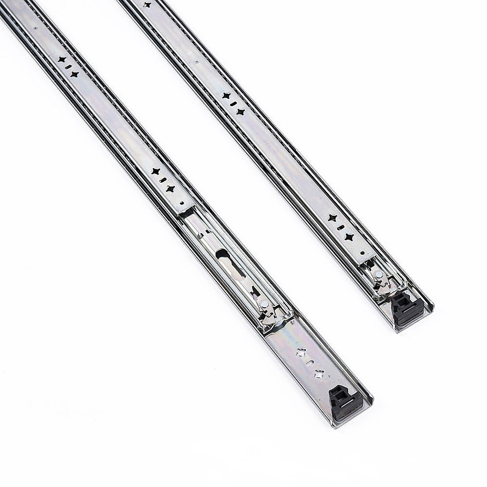 80cm Drawer Runners Pair - Heavy Duty 100kg Locking Slide Rails V63-954341