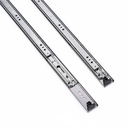 80cm Drawer Runners Pair - Heavy Duty 100kg Locking Slide Rails V63-954341