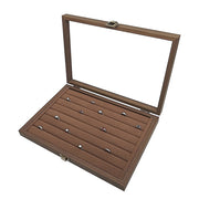 Wooden Jewellery Storage Box - Organiser Case for Rings, Earrings & Accessories V63-954361