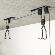 Heavy Duty Bike Hoist Pulley Lift - Garage Ceiling Bicycle Storage Rack w/ Lock V63-954371
