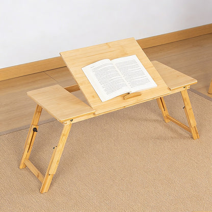 Folding Laptop Bed Table - Portable Rectangular Desk for Bedroom & Home Workstation V63-954381