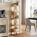 5 Tier Bookshelf Storage Bookcase Shelving Unit for Home Office V63-954401