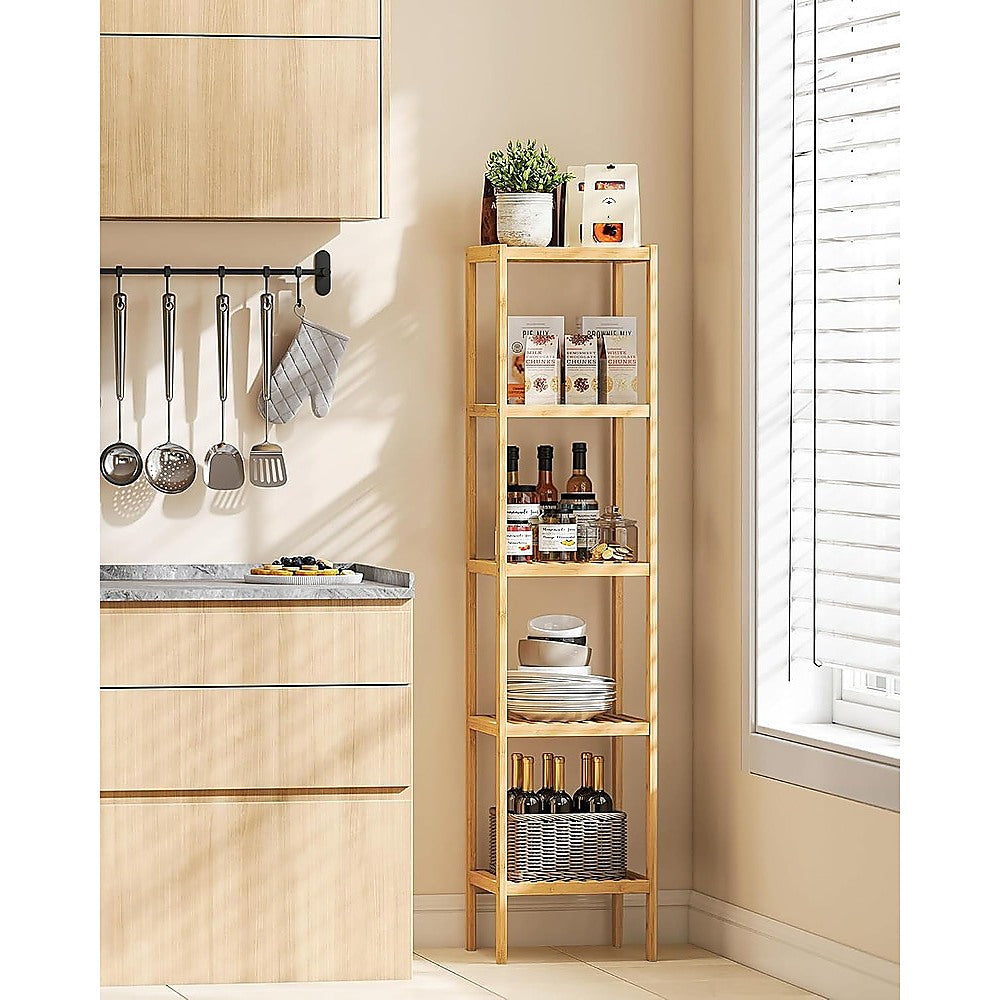 5 Tier Bookshelf Storage Bookcase Shelving Unit for Home Office V63-954401