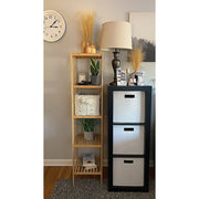 5 Tier Bookshelf Storage Bookcase Shelving Unit for Home Office V63-954401