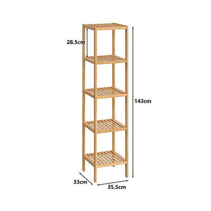 5 Tier Bookshelf Storage Bookcase Shelving Unit for Home Office V63-954401