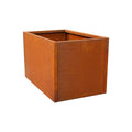 Corten Steel Planter Box 62x40x39cm Outdoor Garden Raised Bed Rust Finish V63-954411