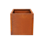 Corten Steel Planter Box 62x40x39cm Outdoor Garden Raised Bed Rust Finish V63-954411