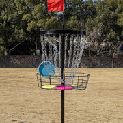 Disc Golf Basket 24 Chain Portable Target with 6 Discs Set V63-954431