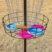 Disc Golf Basket 24 Chain Portable Target with 6 Discs Set V63-954431