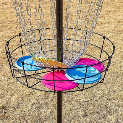 Disc Golf Basket 24 Chain Portable Target with 6 Discs Set V63-954431