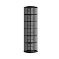 360 Rotating Bookshelf Bamboo Storage Display Rack Shelving in Black V63-954471