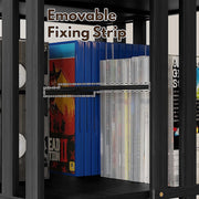 360 Rotating Bookshelf Bamboo Storage Display Rack Shelving in Black V63-954471