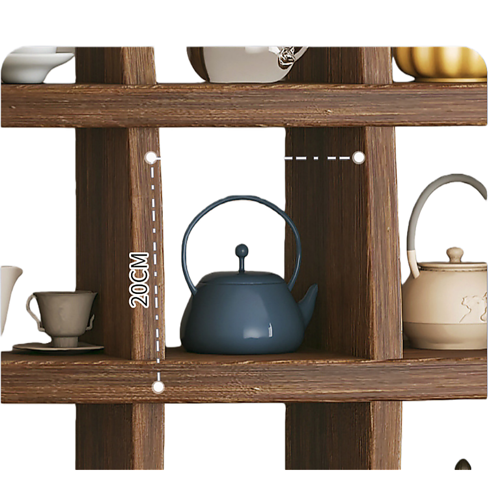 Wall Mounted Solid Wood Shelf Display Stand for Home & Office V63-954481