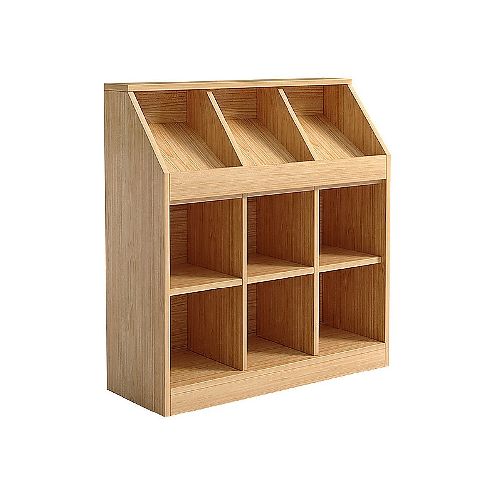 Slanted Top Bookcase Bookshelf Classroom Storage Cabinet V63-954501